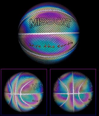 Glowing Luminous Fluorescent Basketball