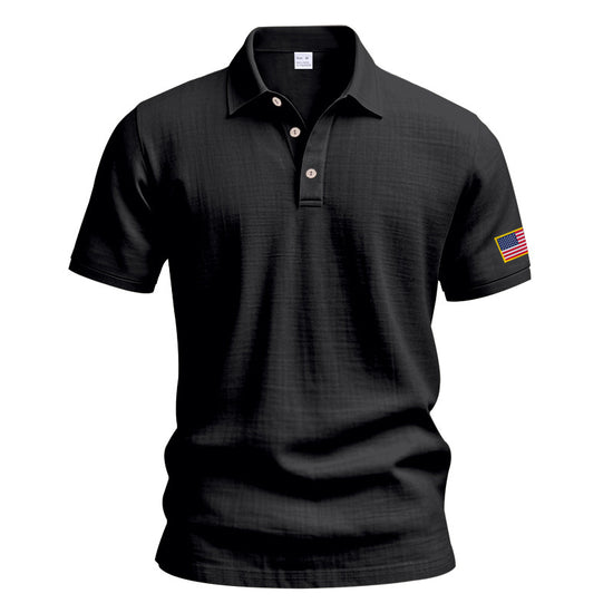 American Summer Linen Short Sleeve Men Clothing