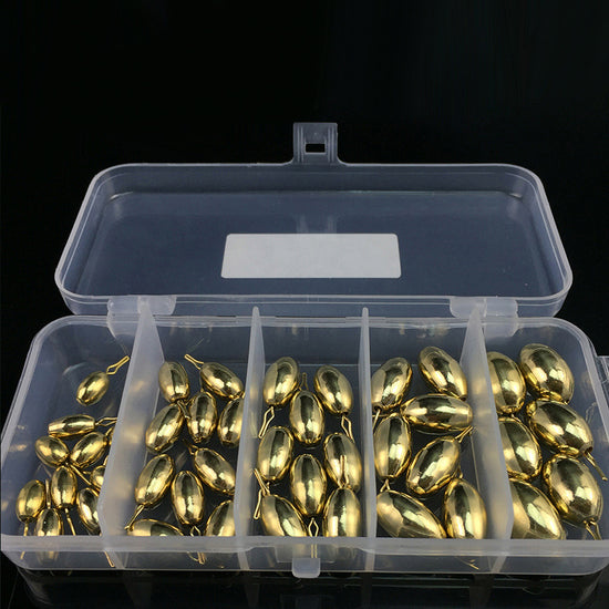 Inverted Fishing Copper Sinker Set, Lure