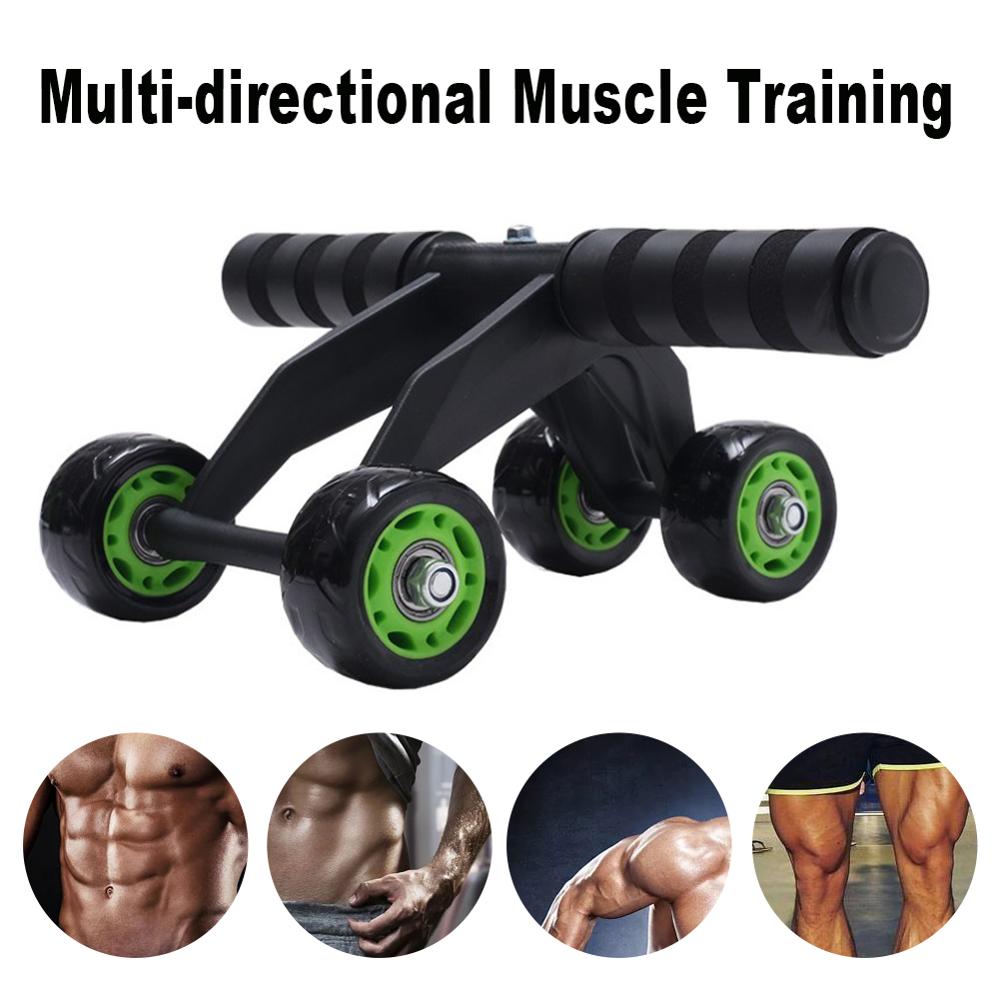 Four-wheeled Abdominal Roller Home Exercise Equipment