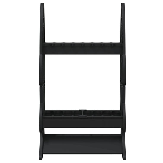 Rod Stand for 16 Fishing Rods, Black