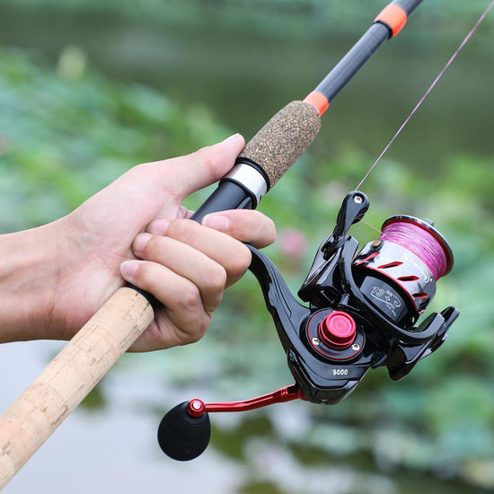 Portable fishing rod