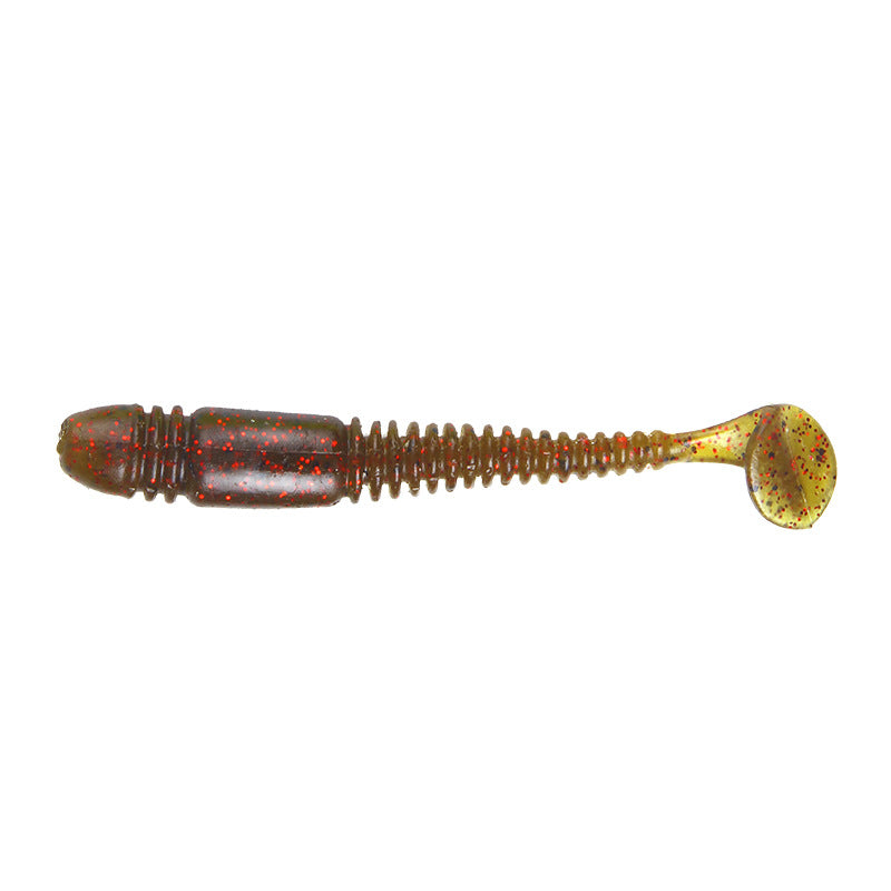 Bionic fishing lure, T tail soft worm