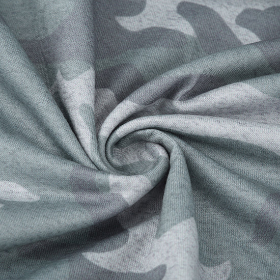 Camo print casual drawstring Jogger