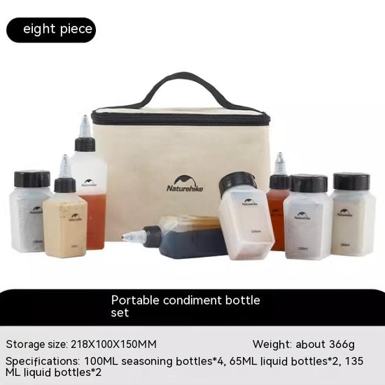 New Naturehike Outdoor Food Taste Portable Seasoning Bottle Suit Picnic Supplies Seasoning Jar