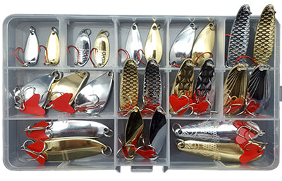 Freshwater and Saltwater spoon bait set
