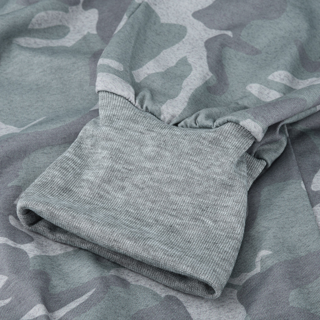 Camo print casual drawstring Jogger