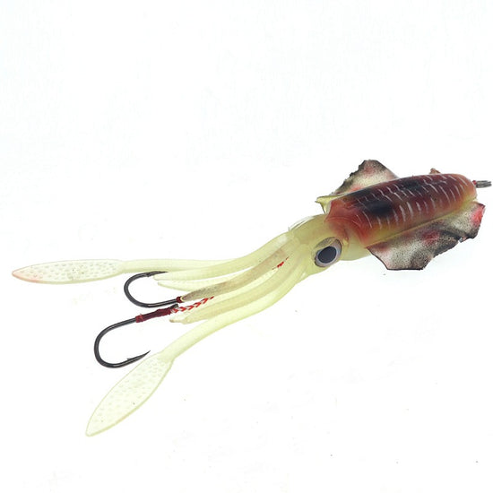 Leaded luminous imitation squid Lure