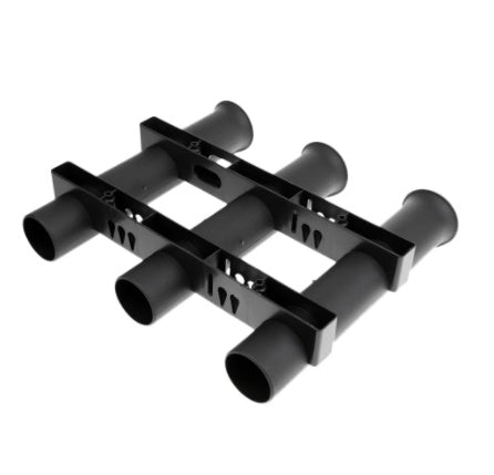 Three-Barrel Plastic Fishing Rod Holder