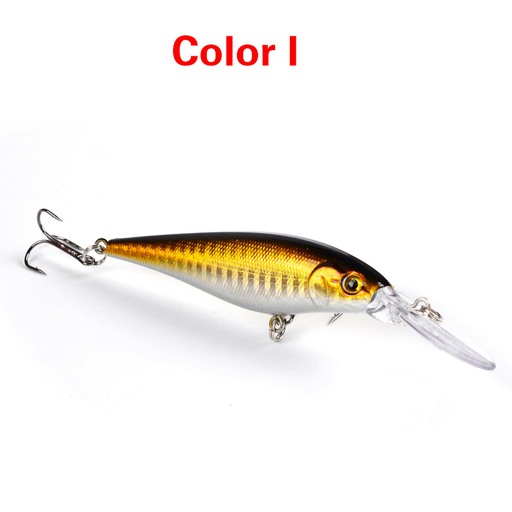10 Style Minnow Fishing Lures Laser Hard Artificial Bait 3D Eyes 11cm 10g Fishing Wobblers Crankbait Minnows