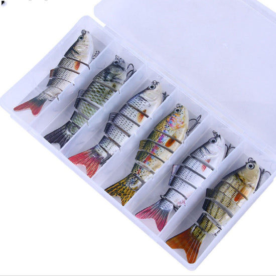Full Swimming Multi Section Bait 10Cm 18G Plastic Bionic Bait 12 Color