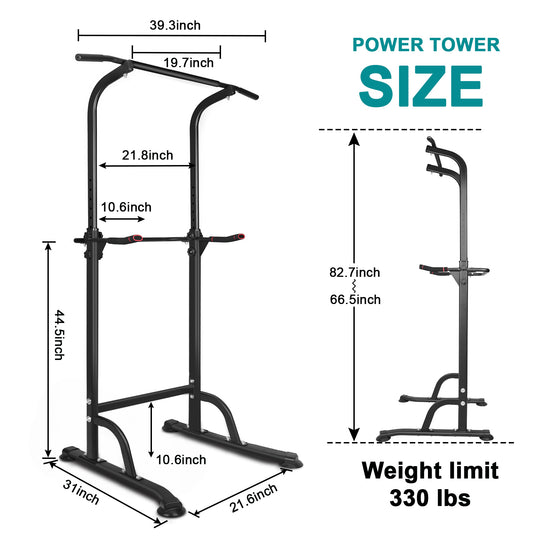 Power Tower Exercise Parallel Bar Pull-Up Bar