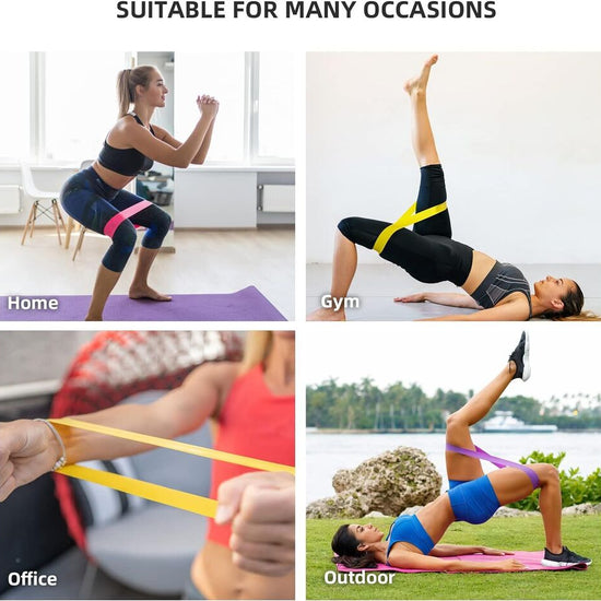 Resistance Bands For Home Fitness Set Of 5
