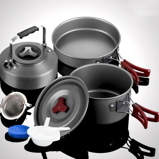 cookware pot set for camping