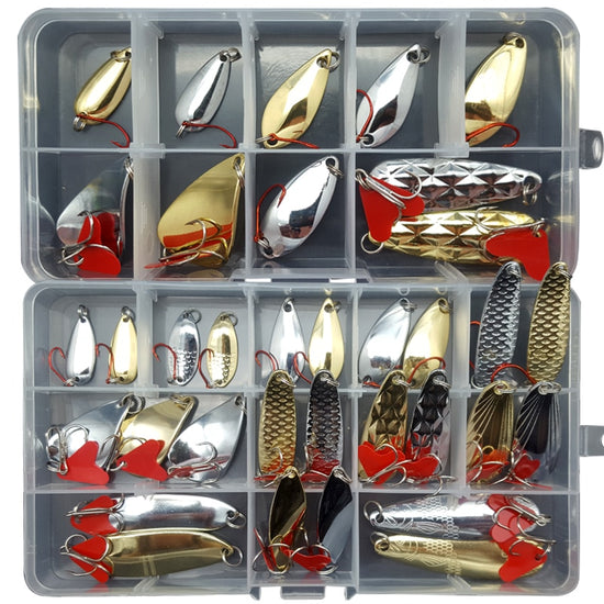 Freshwater and Saltwater spoon bait set