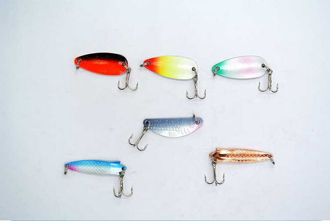Metal Lures Set 30x Spinnerbait Fishing Hard Lure Pike, Salmon, and Bass