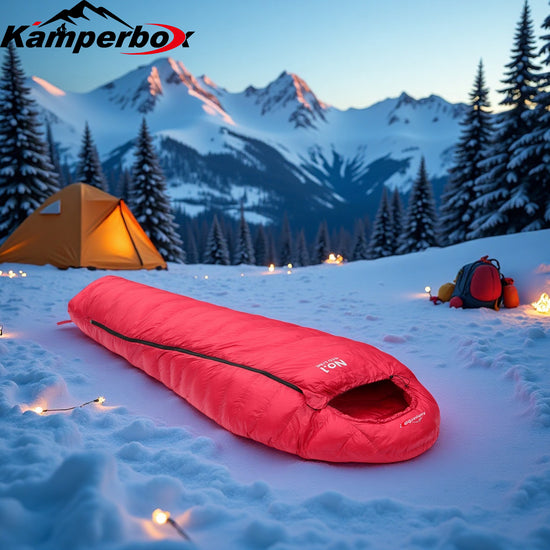 Kamperbox Sleeping Bag Camping Winter Sleeping Bag Ultralight