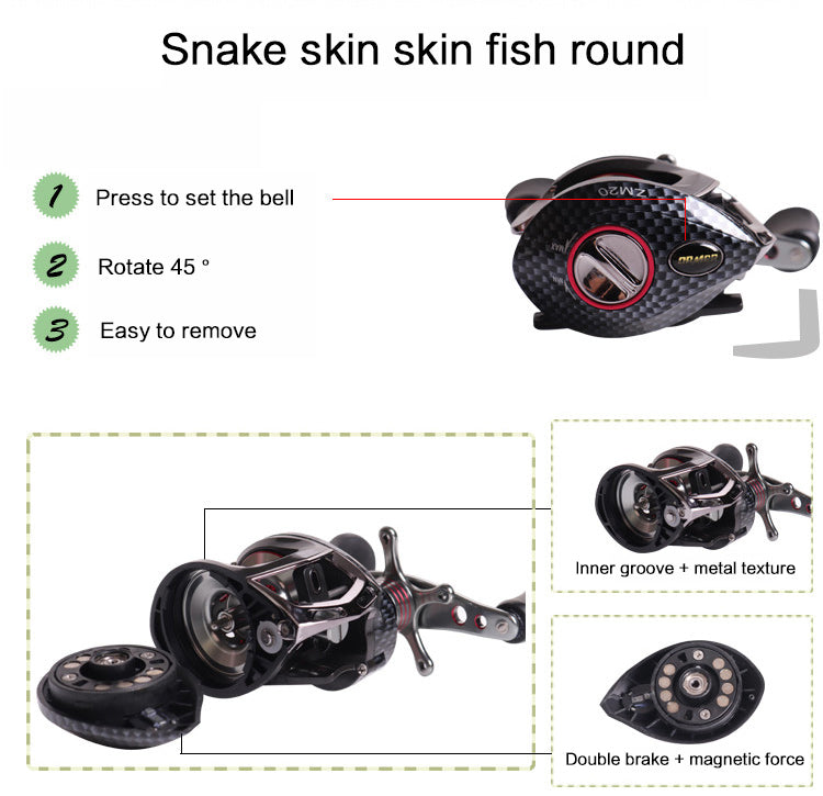 Raistar 6:3:1 Bait Cast reel
