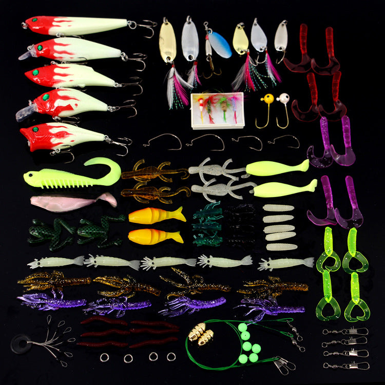 Lures set 100 piece bait fishing lure freshwater