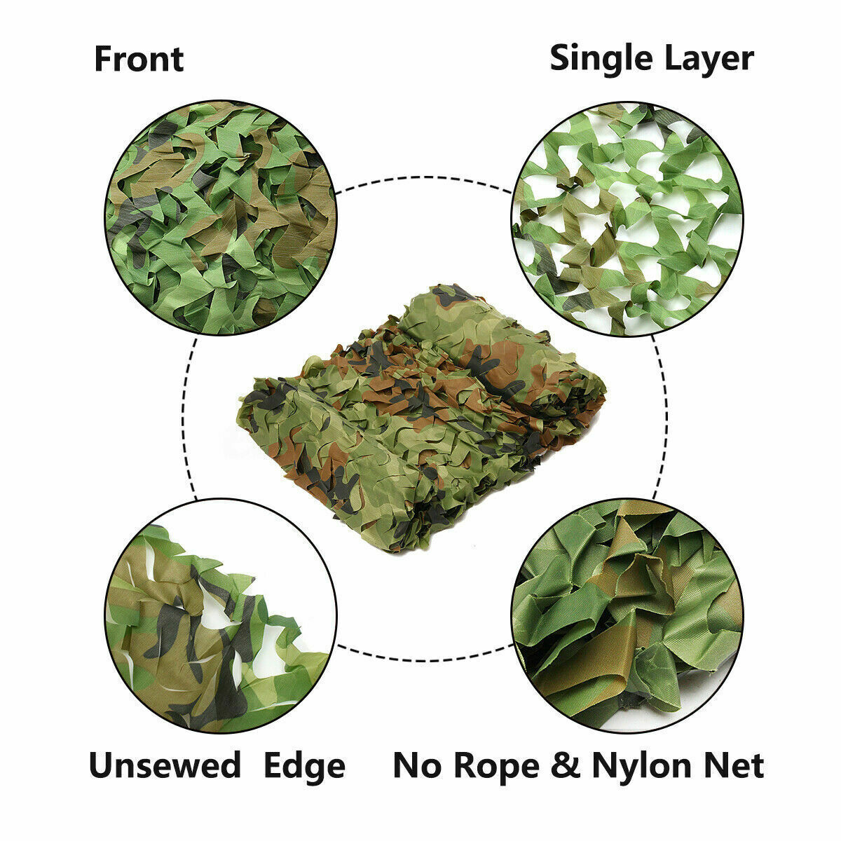 Camo Net Hunting Shooting Camouflage Hide Army Camping Netting Sunshade