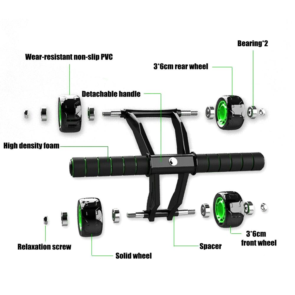 Four-wheeled Abdominal Roller Home Exercise Equipment