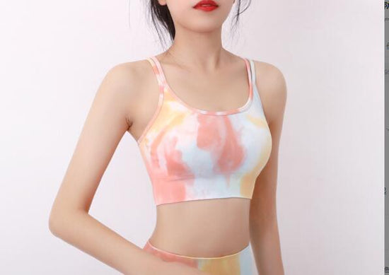 New Trend Tie-Dye Yoga Sports Shorts High Waist Hips