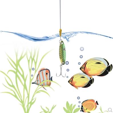 30 Fiskedrag 3-7g Spinner & drag lure