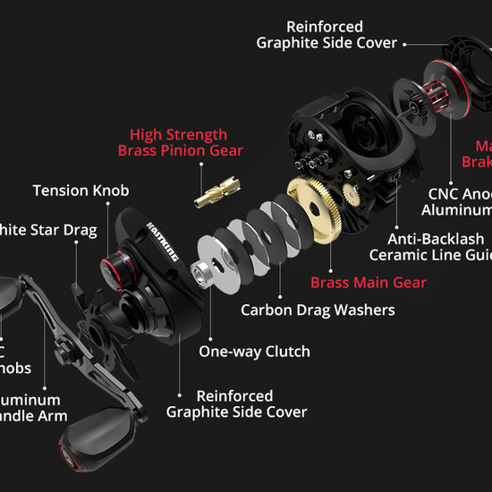 KastKing 7.2:1 Brutus bait casting reel