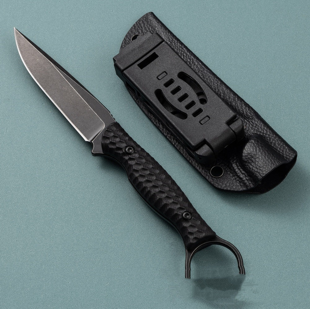 Tactical Straight-blade Outdoor Portable Survival Knife