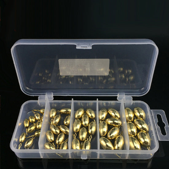 Inverted Fishing Copper Sinker Set, Lure