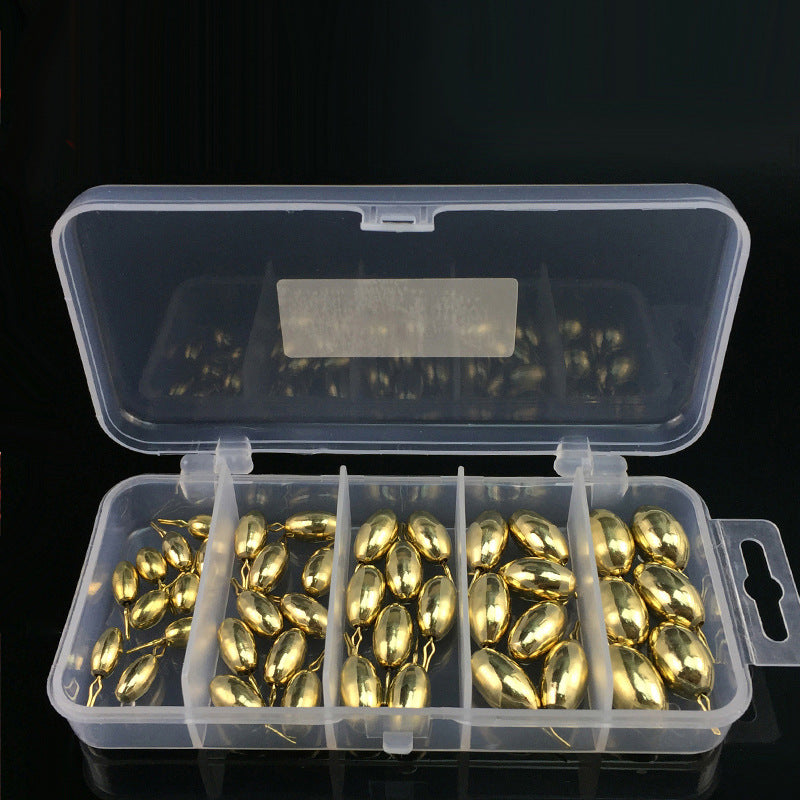 Inverted Fishing Copper Sinker Set, Lure