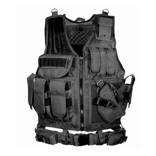 Tactical Vest Military Combat Molle Airsoft Plate Training Vest