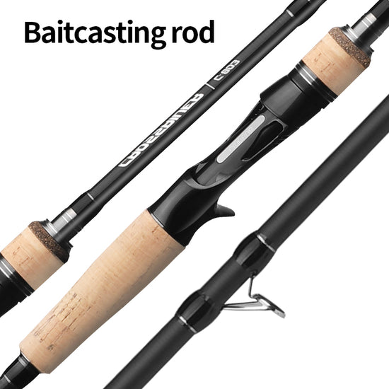 Three-section Fishing Rod Adjustable Carbon Straight Handle