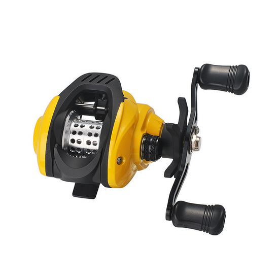 Small Yellow Water Drop Wheel Luya Fishing Reel