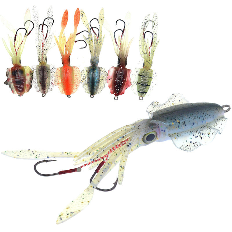 Leaded luminous imitation squid Lure