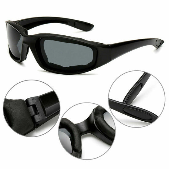 Cycling Sunglasses Chopper Outdoor Sports Glasses UV400 Protection For Fishing Driving Glasses Wind Resistant Clear Yellow Gray Lens 3 Pack