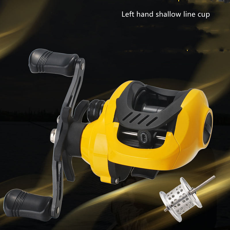 Small Yellow Water Drop Wheel Luya Fishing Reel