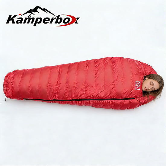 Kamperbox Sleeping Bag Camping Winter Sleeping Bag Ultralight