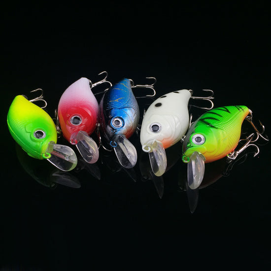 5Pcs Fishing Lure 5 Color Minnow Bait