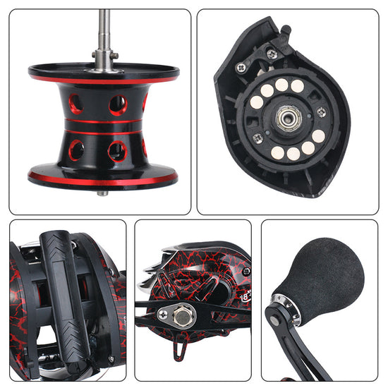 Baitcasting Fishing Reel With Magnetic Brake