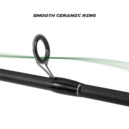 Multi-purpose Casting And Spinning Rod, Carbon Fiber Design, With Guide Ring, Ergonomic Handle, Suitable For Seawater, Light And Sensitive, Comfortable To Hold