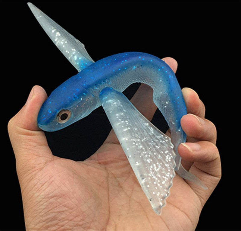 Soft saltwater flying fish Tuna lure