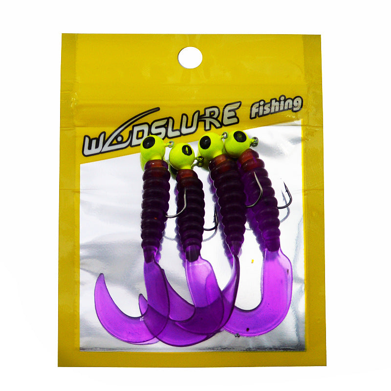 Soft Bait Bionic Lead Head Hook Fishing Tackle