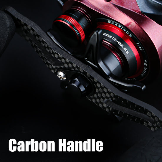 Red Fox BFS 7.2:1 and 8.1:1 Shallow Line Cup Baitcasting Reel
