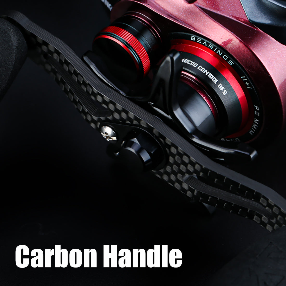 Red Fox BFS 7.2:1 and 8.1:1 Shallow Line Cup Baitcasting Reel