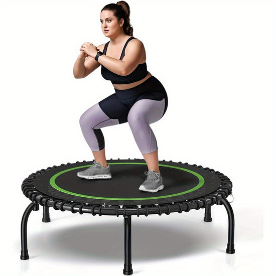 661 Lbs 40 Inch Mini Exercise Trampoline - Stable And Fun