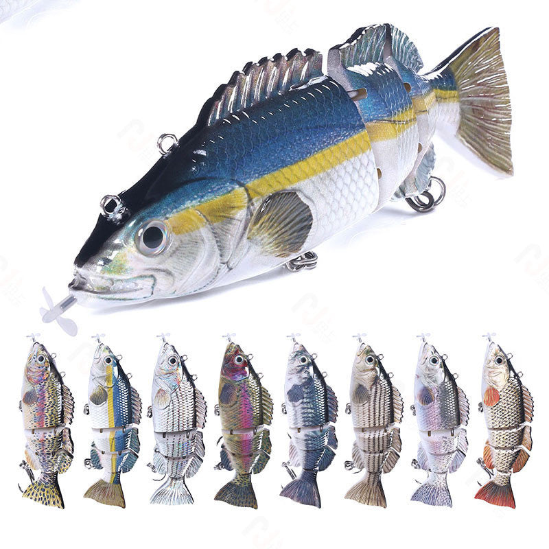 Luya Fake Lure Knotty Fish 15CM 54G Automatic Fish Usb Electric Bait