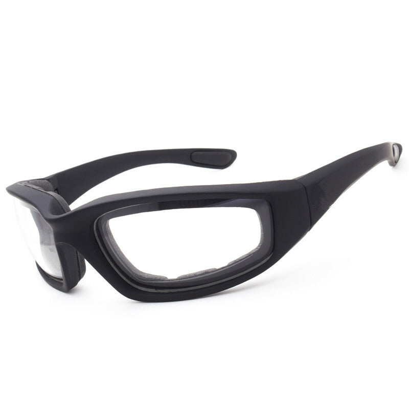 Cycling Sunglasses Chopper Outdoor Sports Glasses For Men Women Wrap Around UV400 Protection For Fishing Driving Glasses Windproof Clear Lens