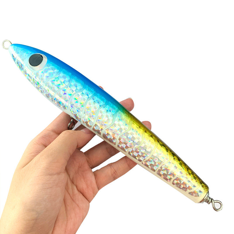 80g 90g Handmade Wood Saltwater Fishing Lure