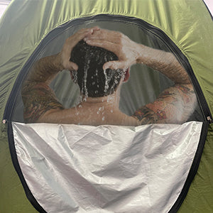 Camping Shower Tent 7FT Instant Pop Up Privacy Tents, Portable Toilet Tent Outdoor Dressing Room